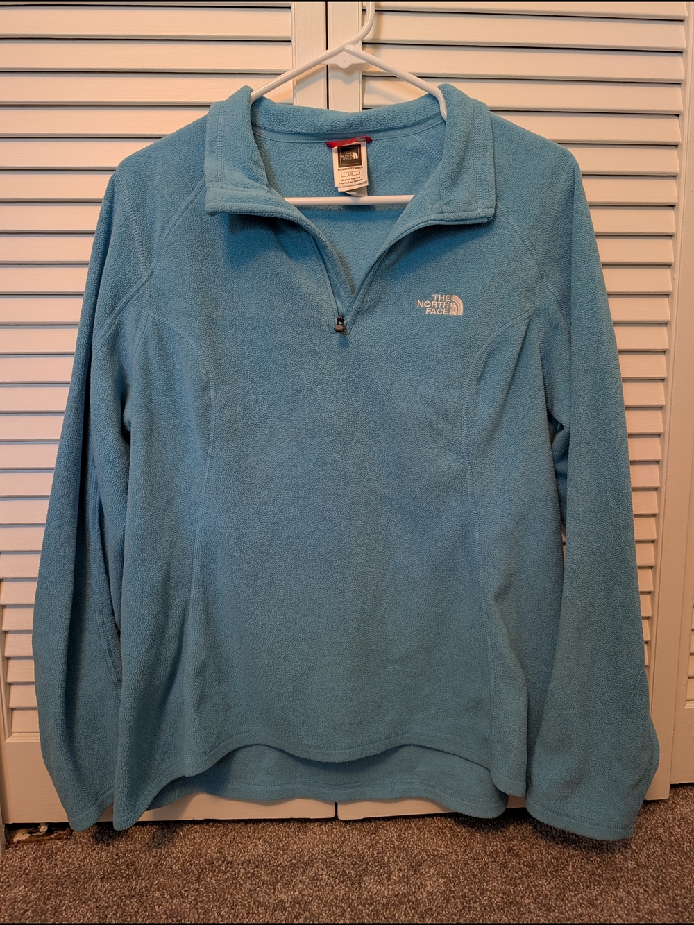 North Face Polartec Classic Fleece Quarter Zip Pullover - Women's Large